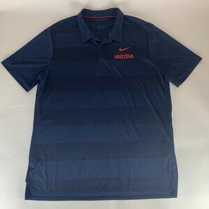 Arizona Wildcats NCAA Navy Blue Nike Dri Fit Polo Shirt Mens XL